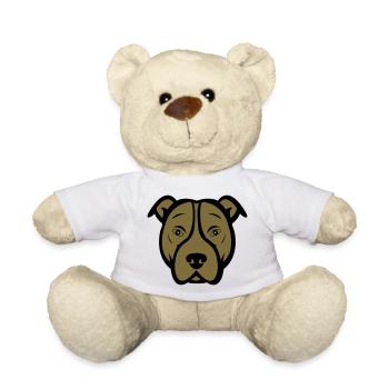 Dog - Teddy Bear - white - Front