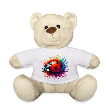Marienkäfer - Teddy - Weiß - Vorne