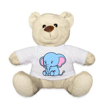 cute elephant - Teddy - Weiß - Vorne
