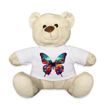 Schmetterling - Teddy - Weiß - Vorne