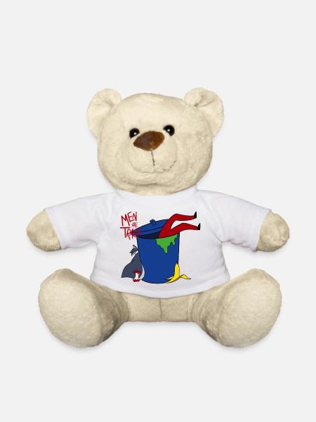 men are trash - Teddy Bear - white