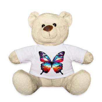 Butterfly - Teddy Bear - white - Front