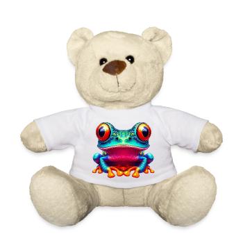 Frog - Teddy Bear - white - Front
