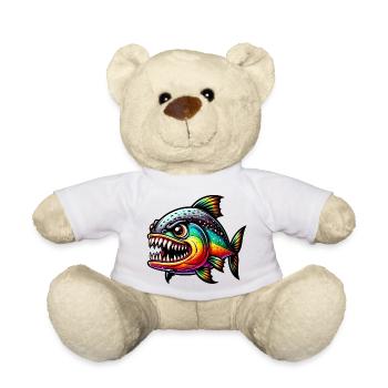 Piranha - Teddy Bear - white - Front