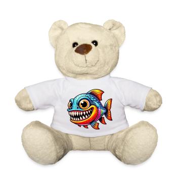 Piranha - Teddy Bear - white - Front