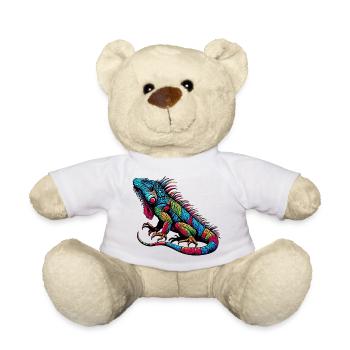 Iguana - Teddy Bear - white - Front