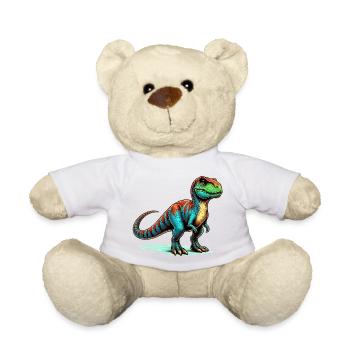 Dinosaur - Teddy Bear - white - Front