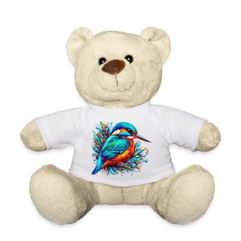 Kingfisher - Teddy Bear - white - Front