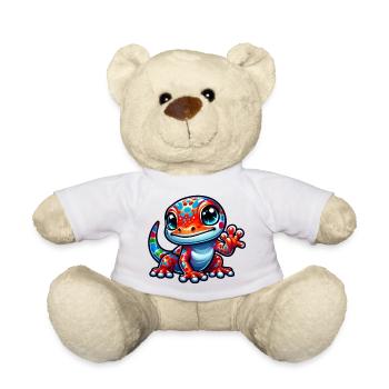 Gecko - Teddy Bear - white - Front