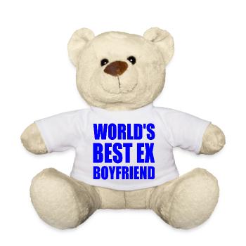 worlds best ex boyfriend - Teddy - Weiß - Vorne