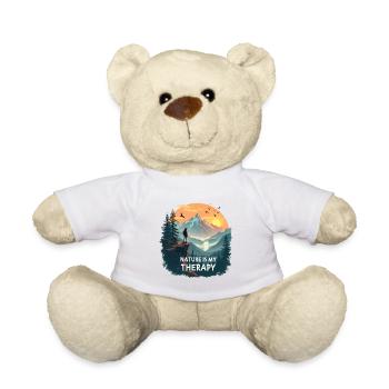 Nature is my Therapy - Wandern in den Bergen - Teddy - Weiß - Vorne