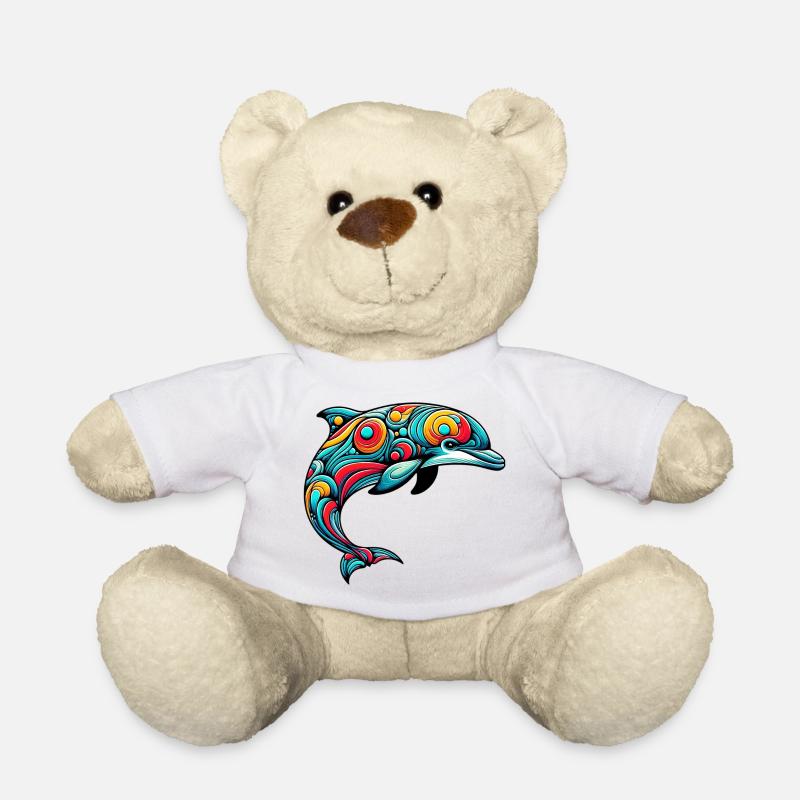Delfin - Teddy - Weiß