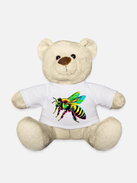Biene - Teddy - Weiß