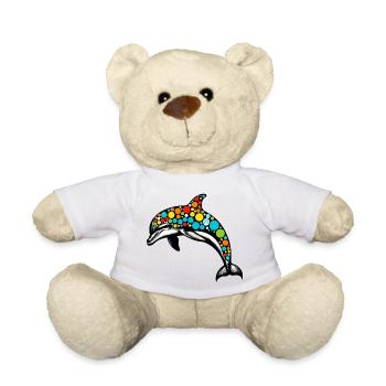 Dauphin - Nounours - blanc - Devant