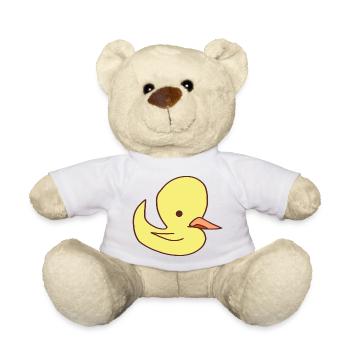 Witzige kleine anime ente - Teddy - Weiß - Vorne