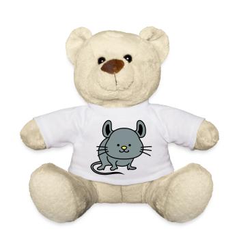 Souris Mignon - Nounours - blanc - Devant