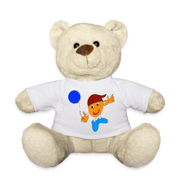 Cartoon - Teddy - Weiß - Vorne
