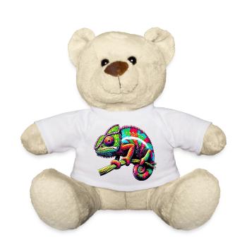 Chameleon - Teddy Bear - white - Front