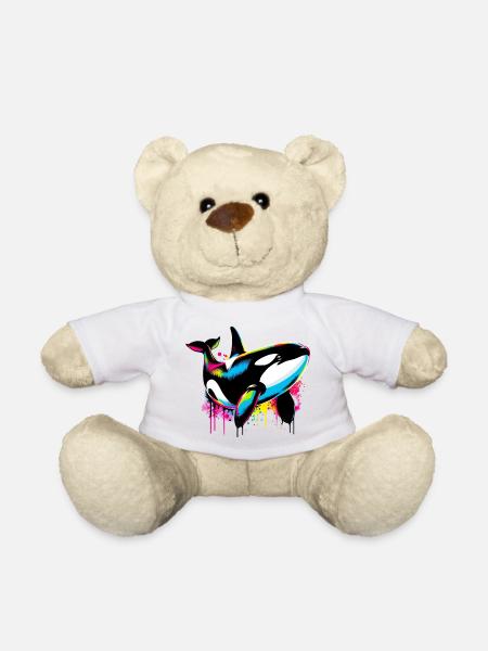 Schwertwal - Teddy - Weiß