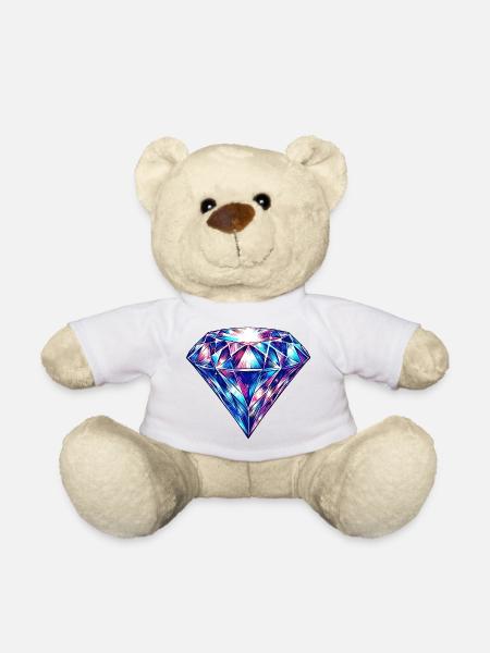Diamant - Nounours - blanc
