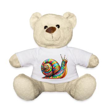 Schnecke - Teddy - Weiß - Vorne