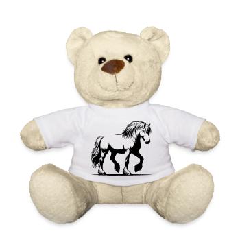 Pferd Isländer Islandpony Islandpferd - Teddy - Weiß - Vorne
