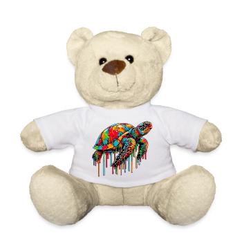 Turtle - Teddy Bear - white - Front