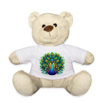 Pfau - Teddy - Weiß - Vorne