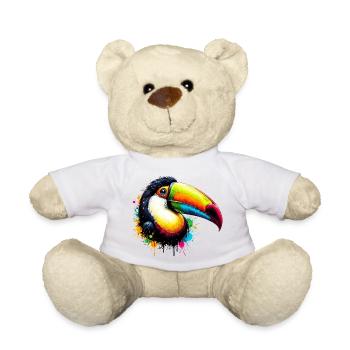 Toucan - Teddy Bear - white - Front