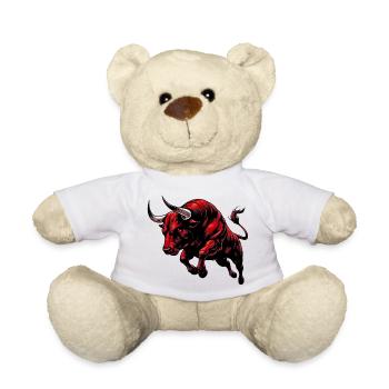 Stier - Teddy - Weiß - Vorne