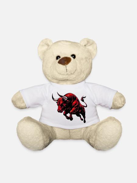 Stier - Teddy - Weiß
