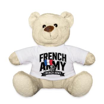 French Army - Nounours - blanc - Devant