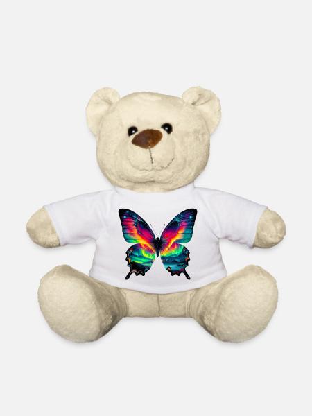 Schmetterling - Teddy - Weiß