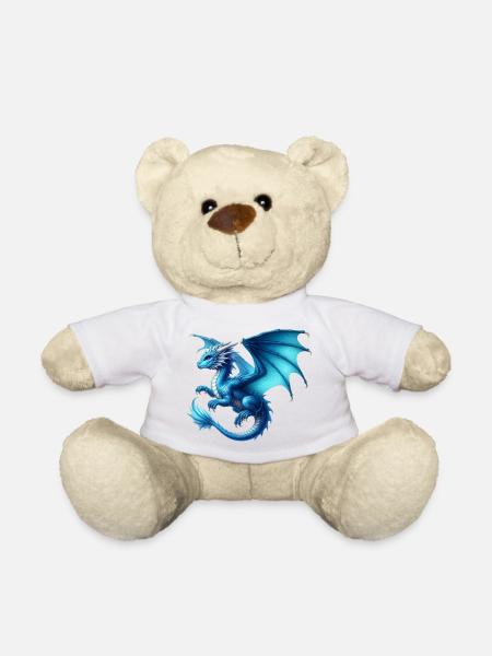 Drache - Teddy - Weiß