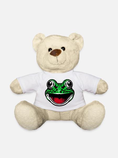 Frosch - Teddy - Weiß