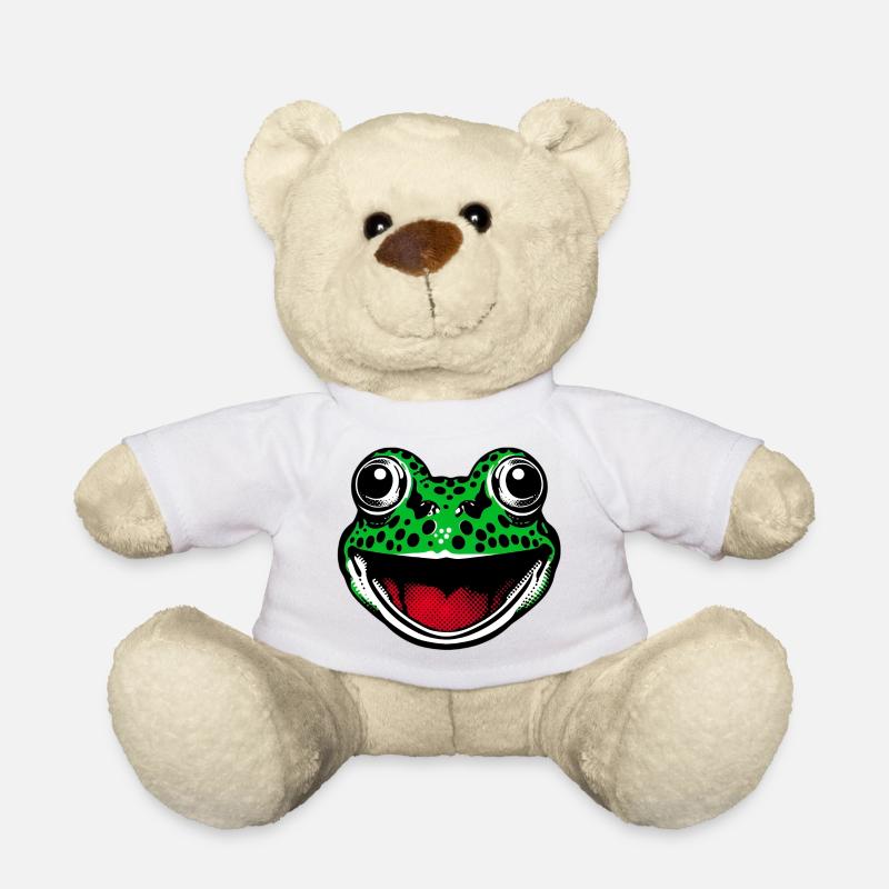 Frosch - Teddy - Weiß