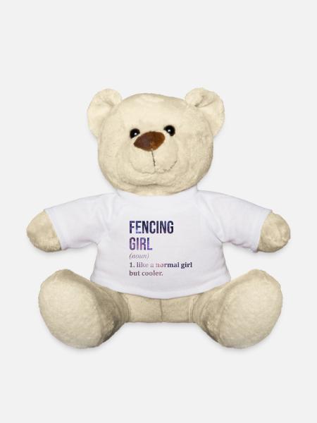 Fechten Fechten Zaun - Teddy - Weiß