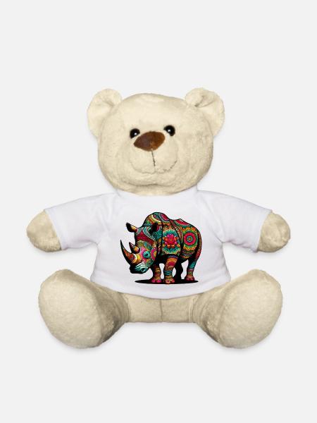 Nashorn - Teddy - Weiß
