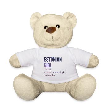 Estland - Teddy - Weiß - Vorne