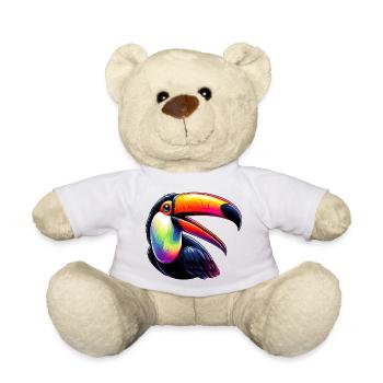 Toucan - Teddy Bear - white - Front