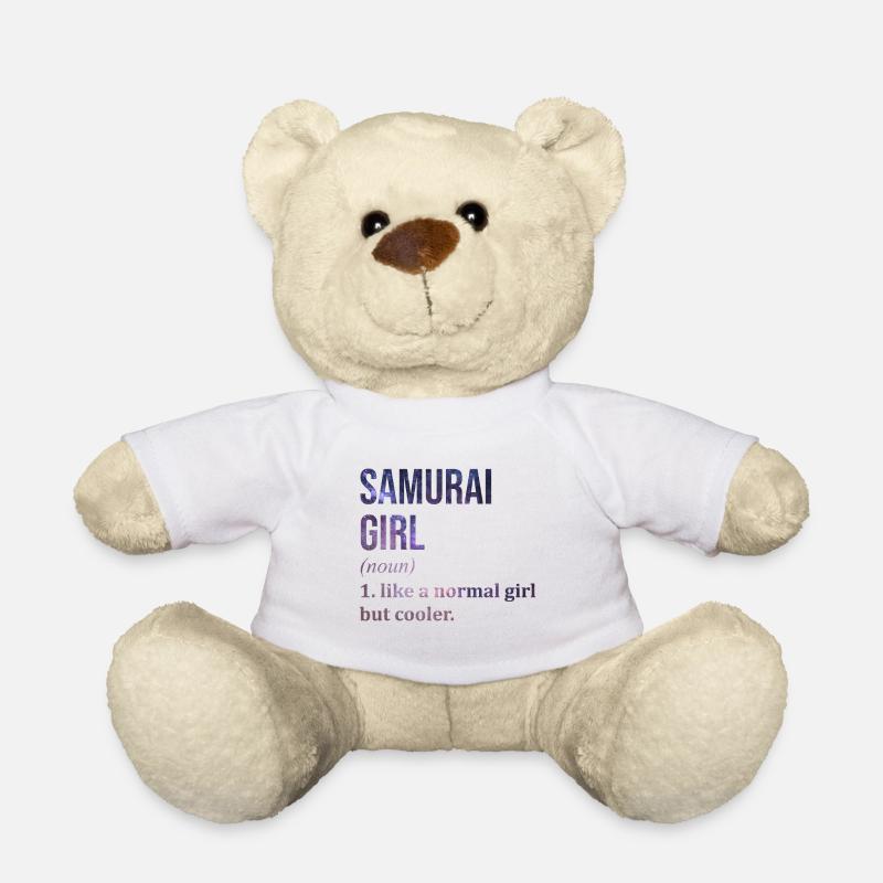 Samurai - Teddy Bear - white