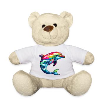 Delfin - Teddy - Weiß - Vorne