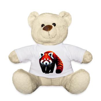 Roter Panda - Teddy - Weiß - Vorne