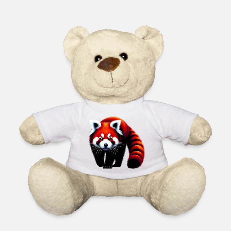Roter Panda - Teddy - Weiß