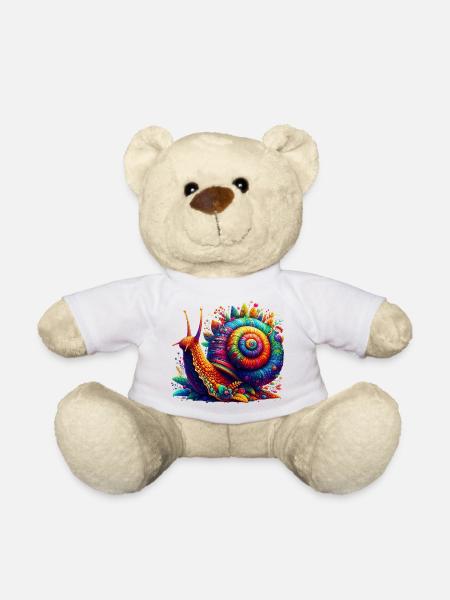 Schnecke - Teddy - Weiß