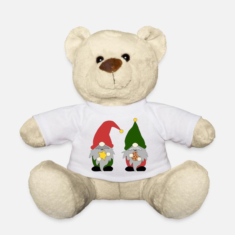 Fröhliche Wichtel - Teddy - Weiß
