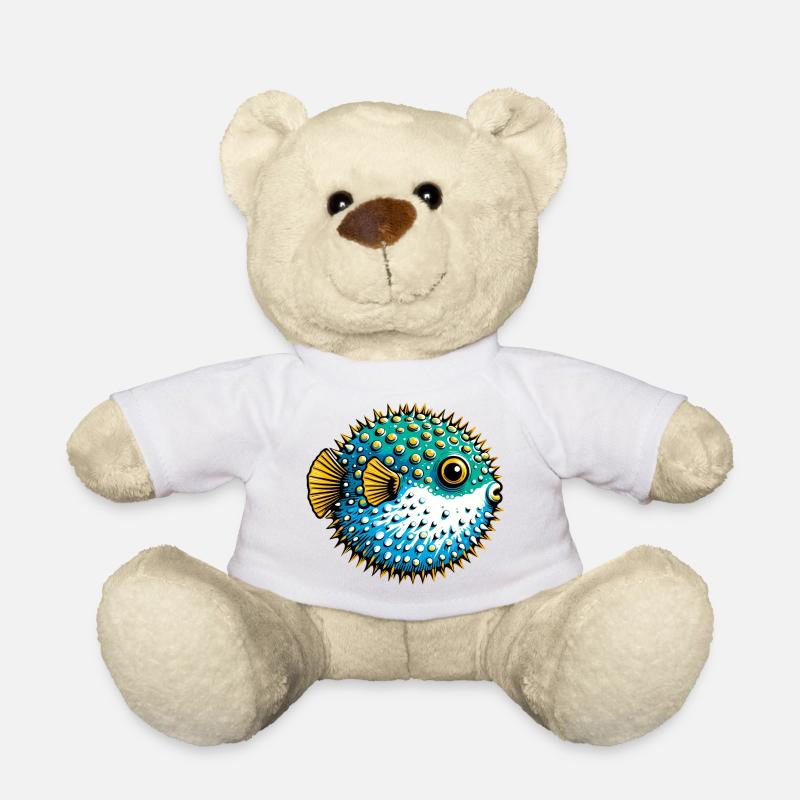 Blowfish - Teddy Bear - white