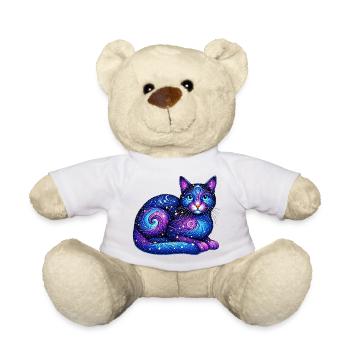 Cat - Teddy Bear - white - Front