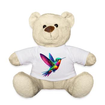 Hummingbird - Teddy Bear - white - Front