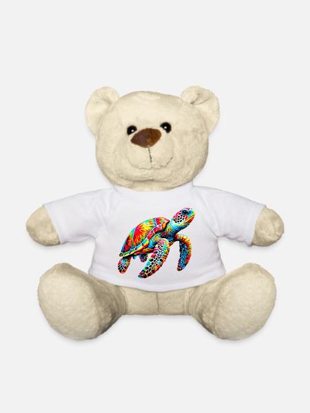 Schildkröte - Teddy - Weiß